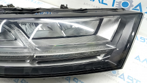 Фара передняя правая в сборе Audi Q7 16-19 LED, песок, полез лак