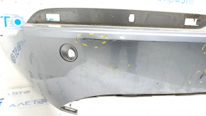 Бампер задний голый нижняя часть Volvo XC90 16-22 под парктроники, серый 714, примят, царапины