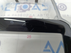 Накладка передней панели обрамление монитора Volvo XC90 16-22 черный глянец, царапины