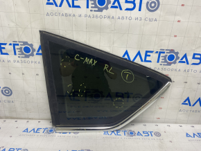 Форточка глухое стекло задняя левая Ford C-max MK2 13-18 один хром, царапины на хроме, царапины на стекле