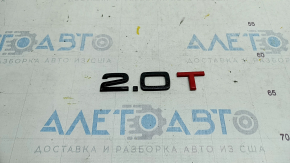 Емблема напис 2.0T двері багажника Audi Q7 16-18 пофарбована