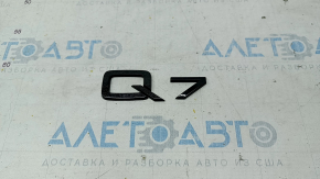 Емблема напис Q7 двері багажника Audi Q7 16-