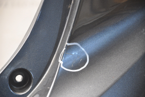 Бампер задній голий Mazda 3 14-18 BM графіт, неоригінал, надриви, тріщина, подряпини
