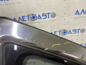 Форточка глухое стекло задняя правая Ford Edge 15- хром царапины на хроме, царапины на стекле