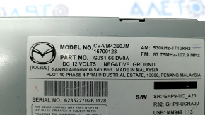 Радіо магнітофон монітор програвач Mazda 6 13-15 usa, подряпина
