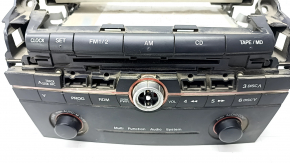 Магнитофон, CD-changer, Радио, Панель Mazda3 03-08 отсутствует часть кнопок и накладки