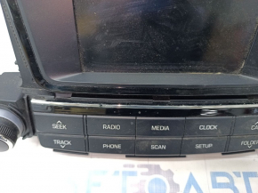 Магнитофон радио Hyundai Tucson 16-20 малый дисплей, полез хром