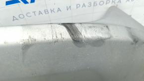 Накладка губы переднего бампера Ford Escape MK3 17-19 рест серебро, царапины