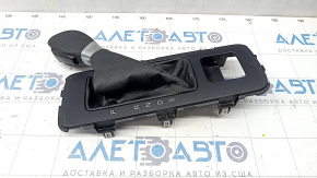 Ручка КПП с накладкой шифтера Ford Escape MK3 17-19 резина черная, царапины