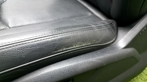 Водительское сидение Audi Q7 16- кожа черн, c airbag, подогрев, обдув, электро, потерто