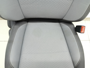 Пассажирское сидение Ford Escape MK3 13-19 без airbag, механическое, тряпка черн-серое,под химчистку