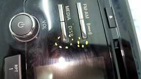 Магнитофон радио Nissan Rogue 14-16 S SV трещины в стекле, царапины