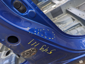 Стойка кузова центральная правая Honda Insight 19-22 синий на кузове вмятины