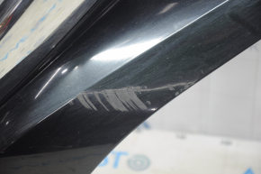 Обрамлення радіаторної решітки Nissan Leaf 18-22 чорний глянець з хром молдингом зламано кріплення пісок подряпини