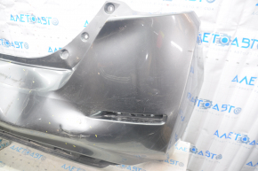 Бампер задний голый Nissan Leaf 18-22 графит порван замят сломаны крепления