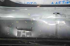 Бампер задний голый Nissan Leaf 18-22 графит порван замят сломаны крепления
