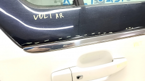 Дверь в сборе задняя правая Chevrolet Volt 11-15 белый GBN, keyless, потертости на накладке