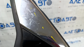 Форточка глухое стекло задняя правая Honda Accord 18-22 надрыв резинок, царапины на стекле