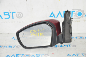 Зеркало боковое левое Ford Escape MK3 17-19 рест, красный, 14 пинов, поворотник, BSM, подсветка