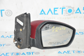 Зеркало боковое правое Ford Escape MK3 17-19 рест BSM, подогрев, 14 пинов, красный