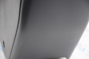 Консоль центральна підлокітник Nissan Leaf 18-21 чорна шкіра подряпини