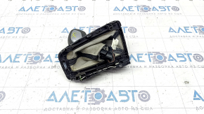 Ручка АКПП с накладкой шифтера Ford Focus mk3 15-18 рест, резина, черная накладка, царапина