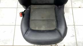 Сидіння водія Mazda CX-5 17- без airbag, шкіра чорна, електро з підігрівом, топляк, не робоче, прим'ято, під хімчистку