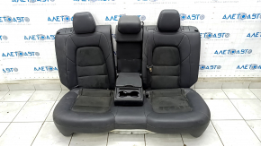 Задний ряд сидений 2 ряд Mazda CX-5 17- кожа черная, вставка алькантара, топляк, примято, под химчистку