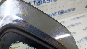 Форточка глухое стекло задняя левая Nissan Altima 13-18 царапины на хроме