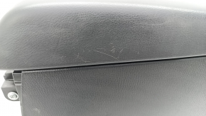 Консоль центральна підлокітник Mazda CX-5 17- шкіра чорна, під повітропровід, подряпини