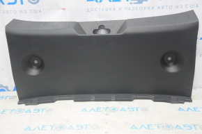 Накладка проема багажника Nissan Leaf 18- черная царапины сломаны крепления
