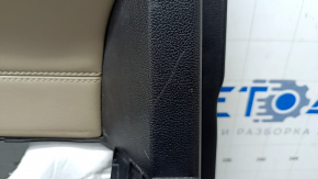 Обшивка двери карточка задняя левая Ford Explorer 20- бежевая под шторку, царапины
