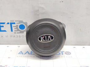 Подушка безопасности airbag в руль водительская Kia Optima 14-15 черная, царапина