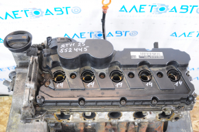 Двигатель VW Jetta 11-18 USA 2.5 CBUA 112к компрессия 14-14-14-14-14 ржавый, надбит пластик