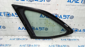 Форточка глухое стекло задняя правая Subaru Outback 15-19 зеленый оттенок, царапины на хроме, царапины на стекле