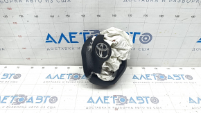 Подушка безопасности airbag в руль водительская Toyota Venza 21- черная, стрельнувшая