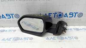 Зеркало боковое левое Ford Explorer 20- 13+2 пинов, поворотник, подогрев, камера, BSM, подсветка, черное, трещина в поворотнике
