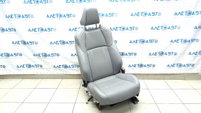 Пасажирське сидіння Toyota Venza 21- без airbag, шкіра, сіре, топляк, на з/ч