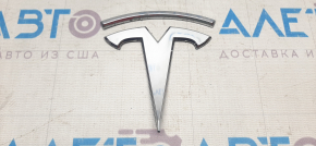 Эмблема значок T двери багажника Tesla Model X 16-21 мелкие царапины