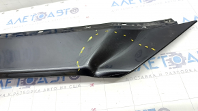 Накладка решітки радіатора верхня Mazda CX-5 17- графіт, прим'ята, зламані кріплення