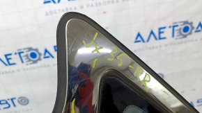 Форточка глухое стекло задняя правая Infiniti JX35 QX60 13- царапины на хроме, надрыв уплотнителя
