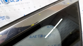 Форточка глухое стекло задняя правая Infiniti JX35 QX60 13- царапины на хроме, царапины на стекле