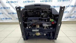 Водительское сидение Audi Q5 8R 09-17 с airbag, электро, кожа черное, примятости на коже