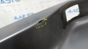 Накладка центральной консоли подстаканники Ford Escape MK3 13-16 серая, потертая , царапины