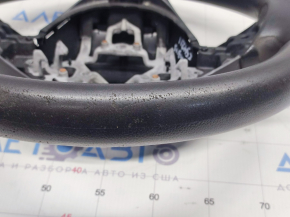 Руль голый Mazda 3 14-16 BM дорест, резина, черн, потёрт