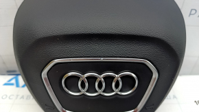 Подушка безпеки airbag в кермо водійська Audi Q7 16- черн тычка на хроме, востановленная