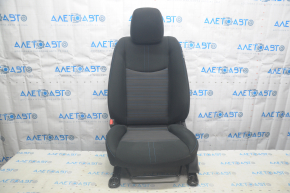 Сидіння водія Nissan Leaf 18- без airbag, механіч, ганчірка чорна