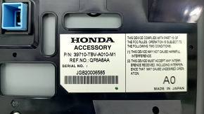 Монитор, дисплей, навигация Honda Clarity 18-21 usa потерт, царапина