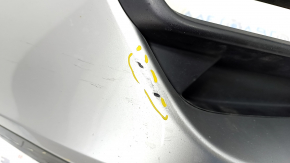 Бампер передний голый правая часть Honda Clarity 18-21 usa, серебро, надломаны крепления, царапины