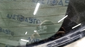 Двері багажника голі зі склом Mazda CX-9 16 - електро, білий 25D, прим'ята
